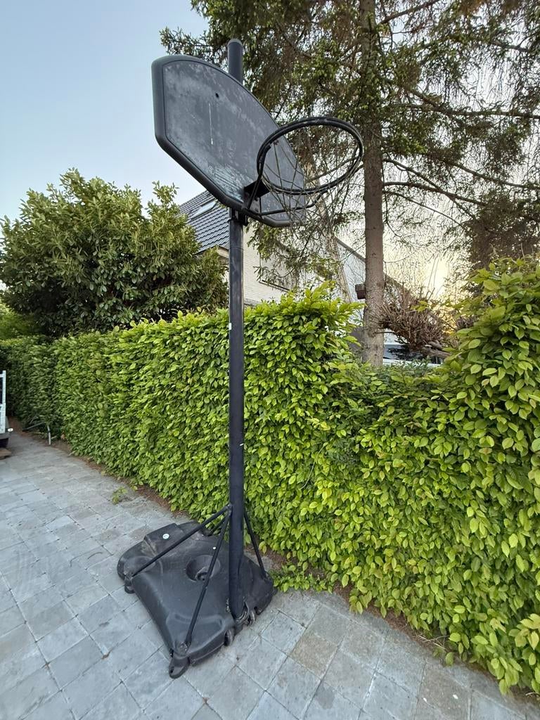 Basketbalpaal met ring in hoogte verstelbaar, Ophalen, Gebruikt