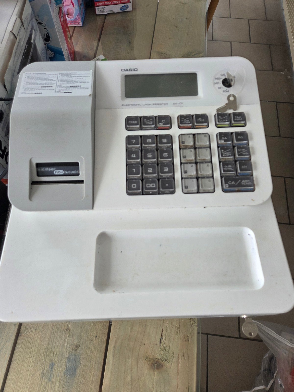 Casio SE-G1, Gereserveerd, Zakelijke goederen, Ophalen