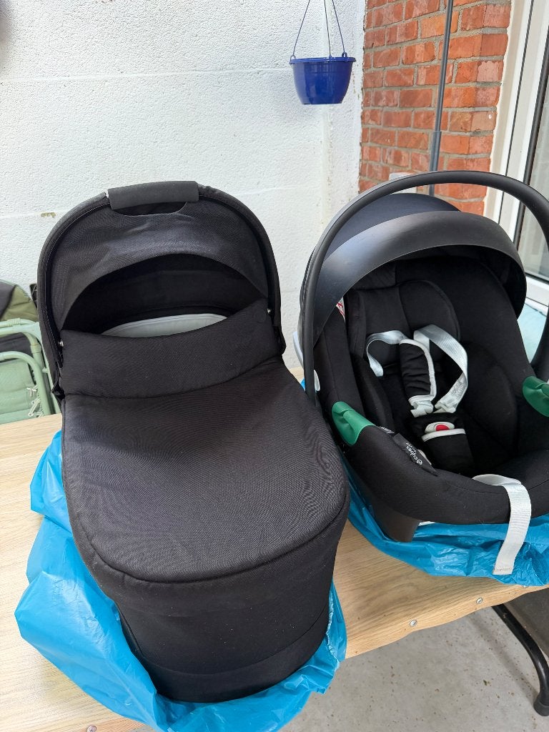 Trio Balios S Lux 3 + S Lux reiswieg + Aton B2 i-Size, Gebruikt, Met autostoeltje, Ophalen, Kinderwagen