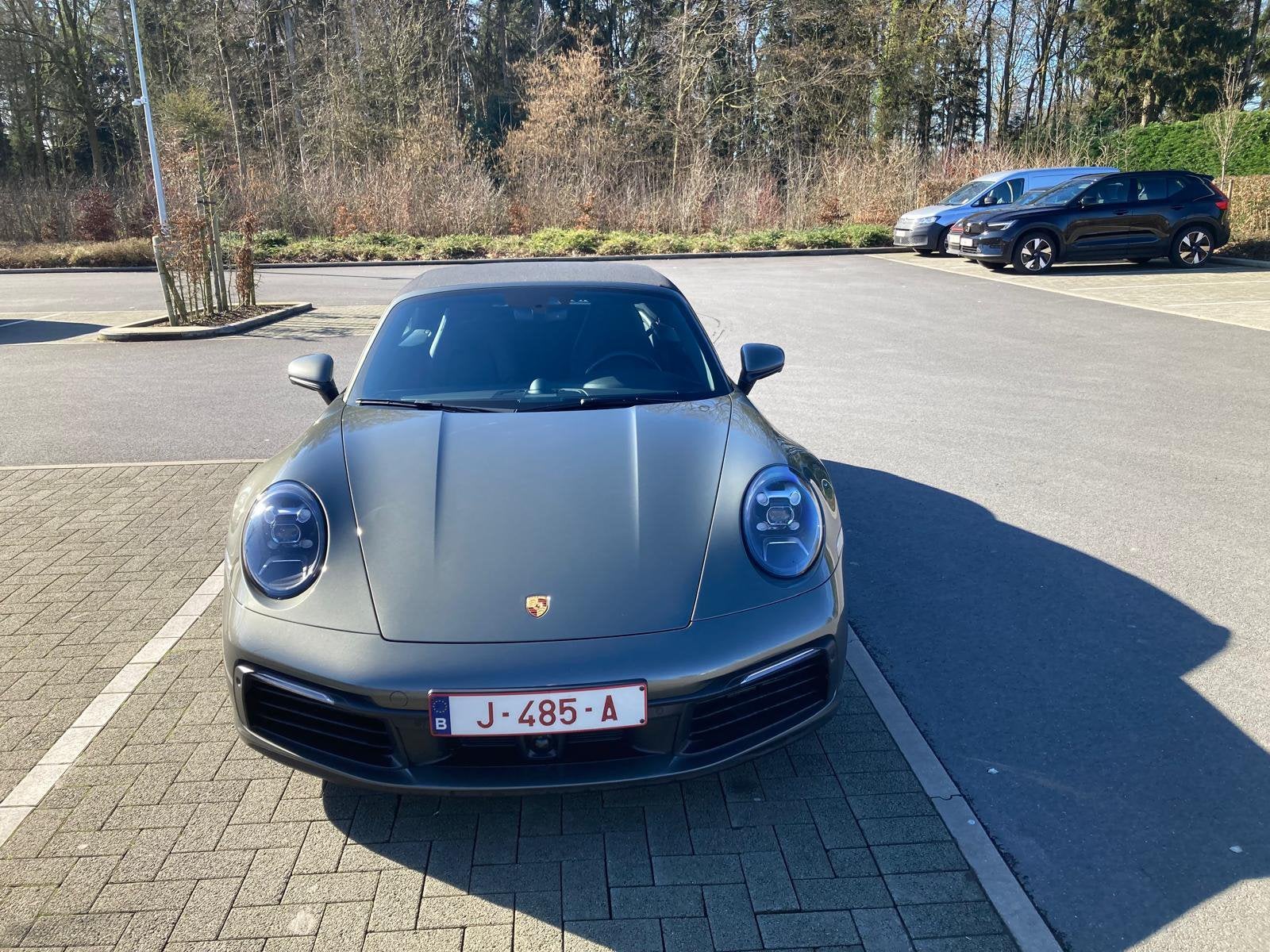 Porsche 911 Carrera 4 Cabrio, Zwart, Cabriolet, Leder, Particulier