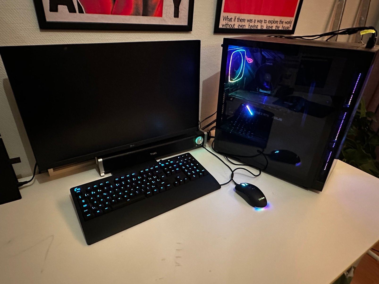 Game pc setup, Ophalen, Zo goed als nieuw, SSD