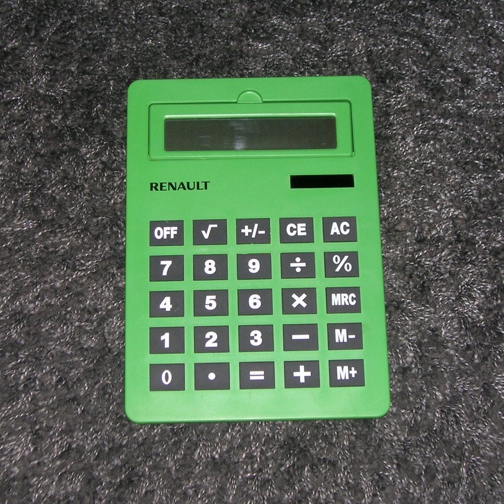 Vintage RENAULT (grote) rekenmachine, Ophalen, Computers en Rekenmachines