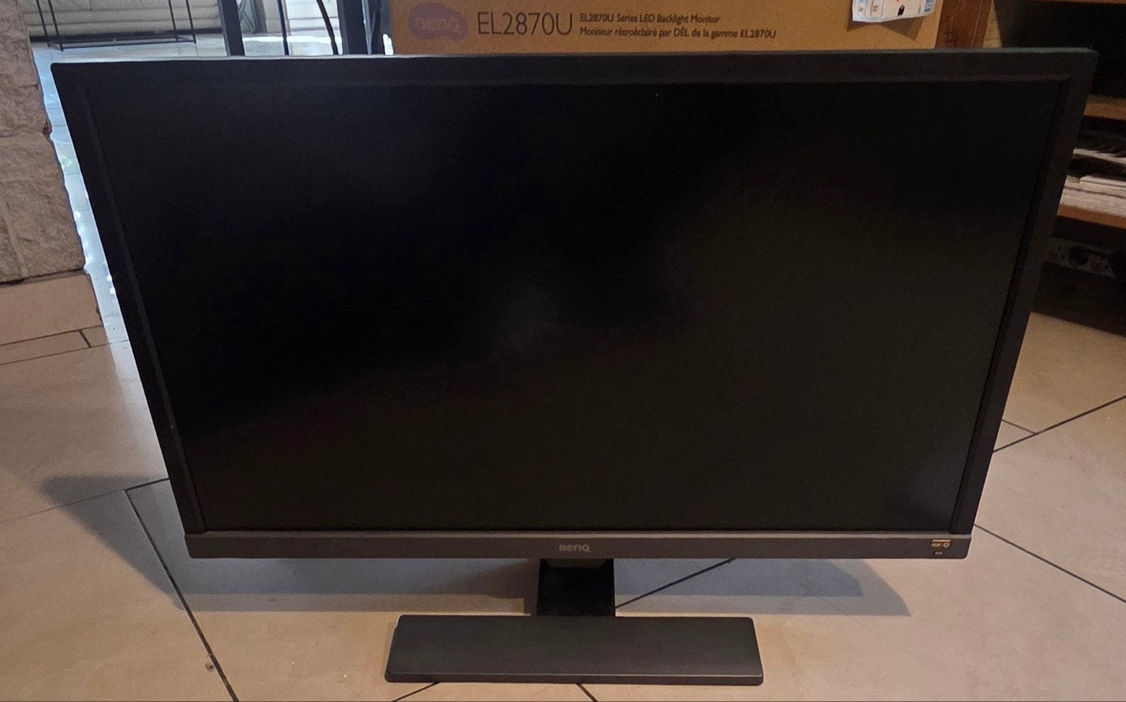 Écran PC BenQ EL2870U 4K UHD, Informatique & Logiciels, Haut-parleurs intégrés, Ultra HD (4K), Enlèvement, DisplayPort