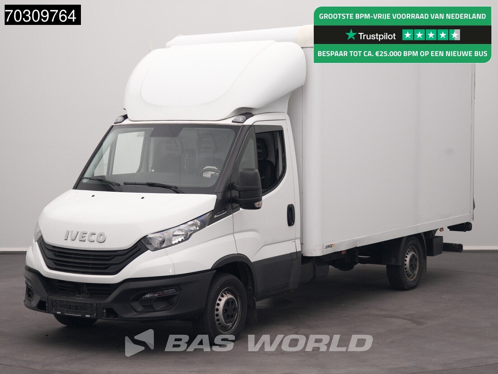 Iveco Daily 35S16 Damage/Schade! Automaat Laadklep 160PK Bak, Automaat, Start-stop-systeem, Stof, Gebruikt