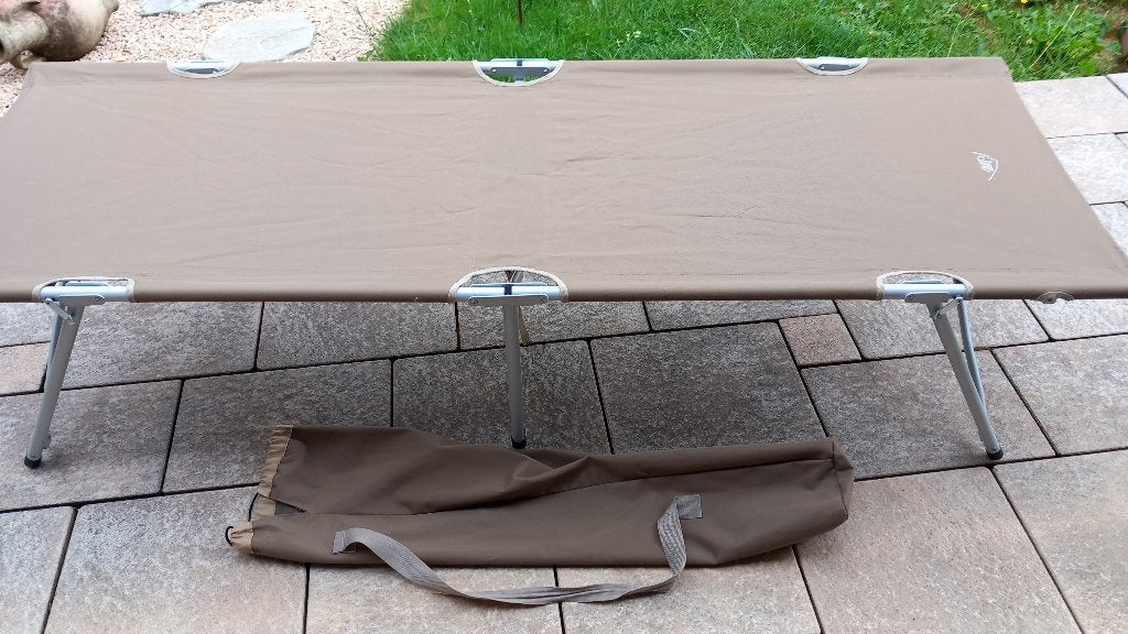 lit de camp pliable, Caravanes & Camping, Enlèvement, Comme neuf