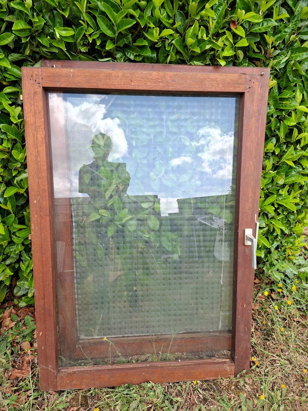 Raam, Meranti, enkel glas, Enlèvement