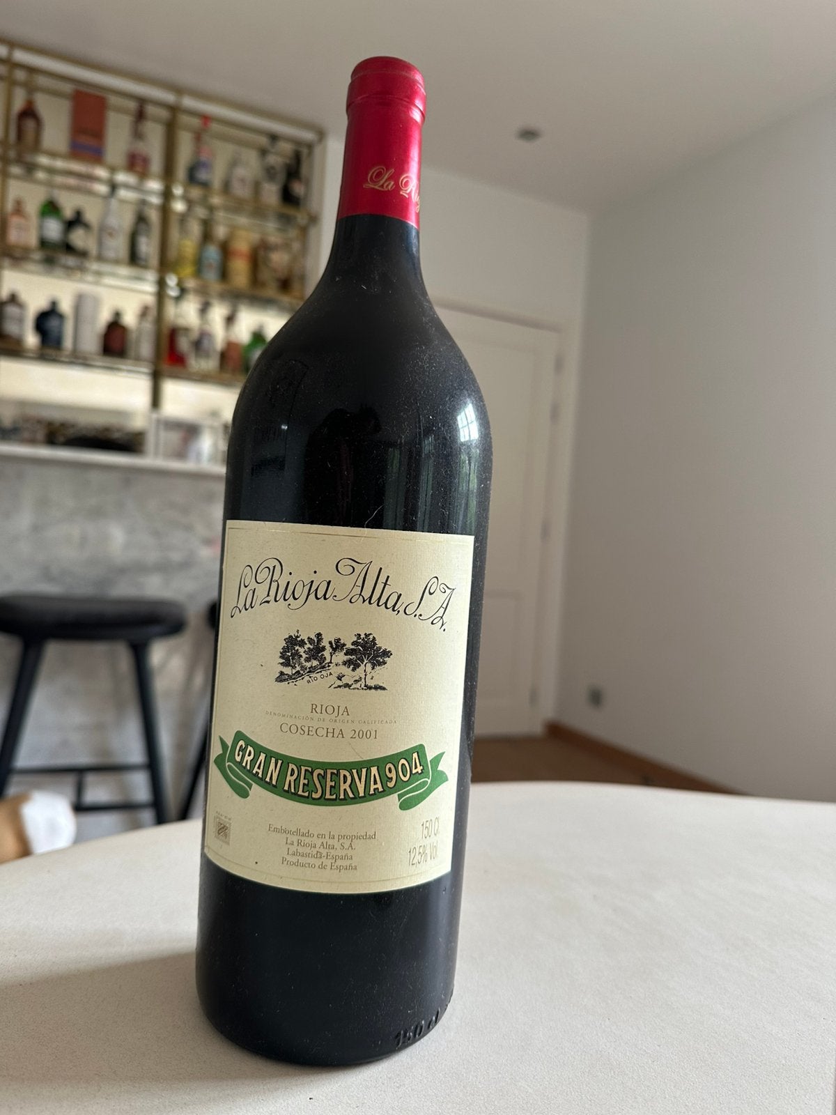 Magnum La Rioja Alta Grand Reserva 904 2001, Verzamelen, Ophalen, Nieuw, Italië, Rode wijn