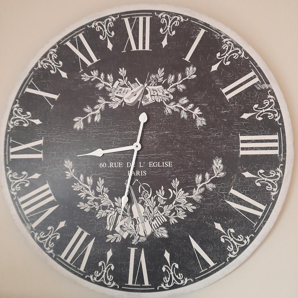 Klok, Maison & Meubles, Accessoires pour la Maison | Horloges, Enlèvement, Comme neuf, Analogique, Horloge murale