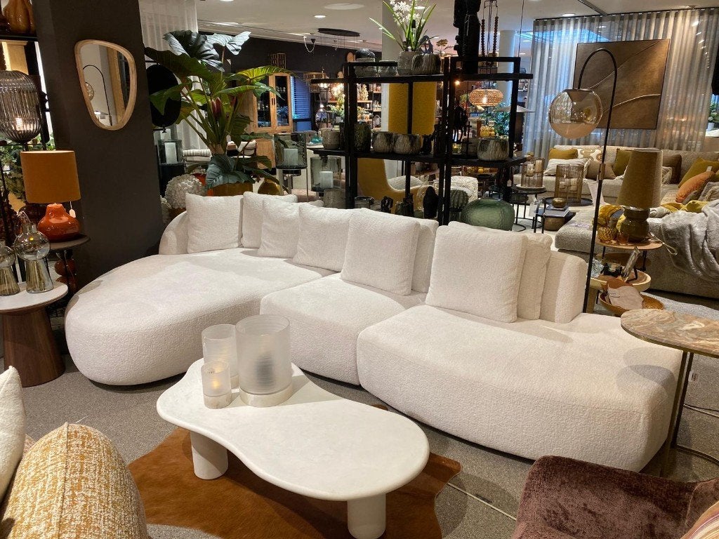 Zetel Passe Partout showroommodel, Ophalen, Hoekbank, 75 tot 100 cm, Vierpersoons of meer