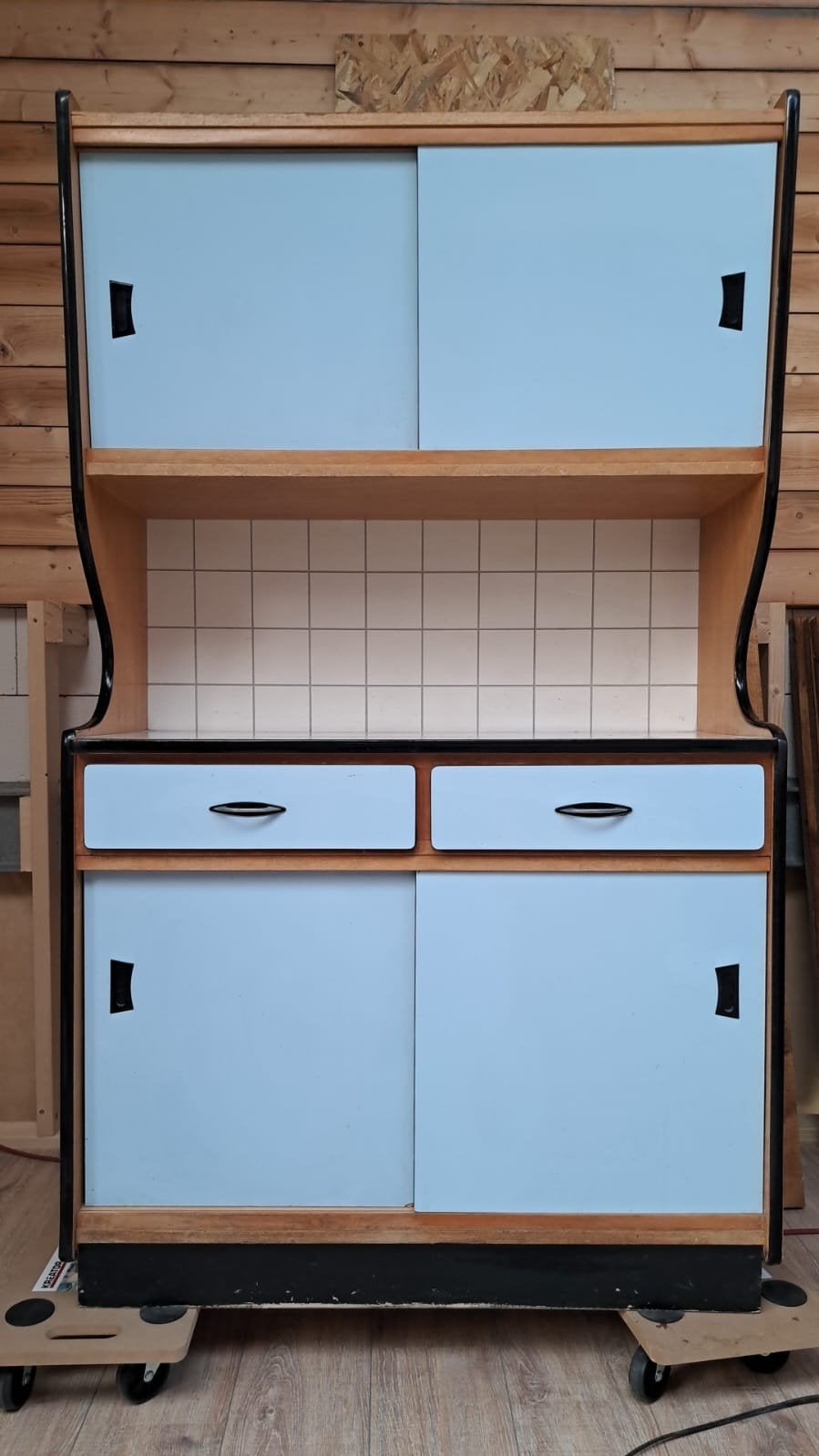 Vintage keukenkast - jaren 60 - 70, Ophalen, Gebruikt
