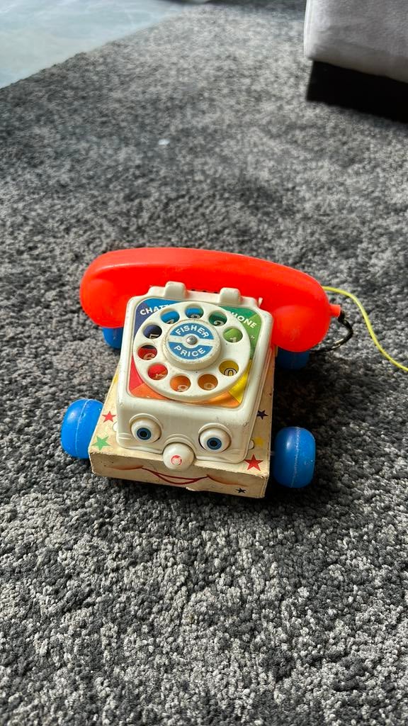 Fisher price vintage phone, Verzamelen, Ophalen of Verzenden, Gebruikt