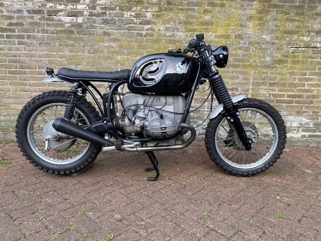 BMW R75/5 (R50/5) scrambler, af te ronden project, Motoren, 750 cc, Cardan-aandrijving, 2 cilinders, Nieuw