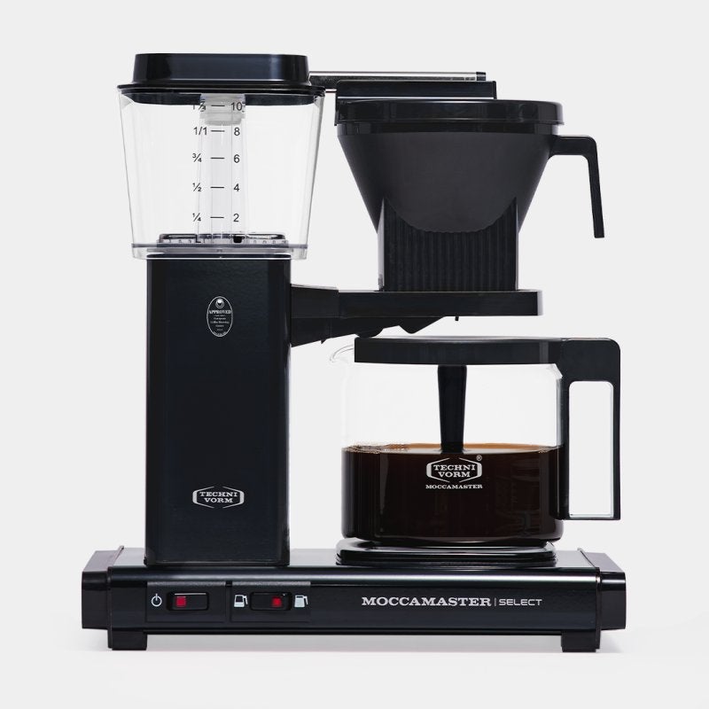 Moccamaster KBG Select zwart – koffiezetapparaat, Koffiemachine, Gemalen koffie, Ophalen of Verzenden, Zo goed als nieuw
