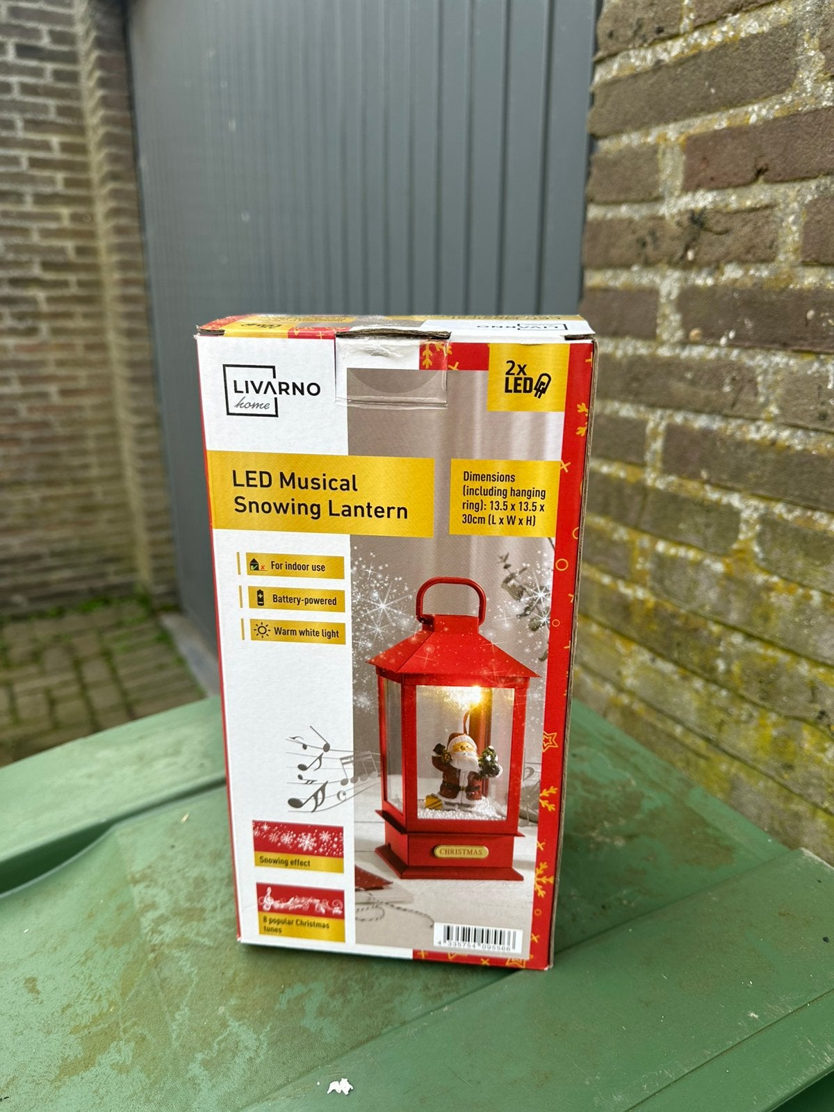 Kerst lantaarn, Ophalen, Gebruikt