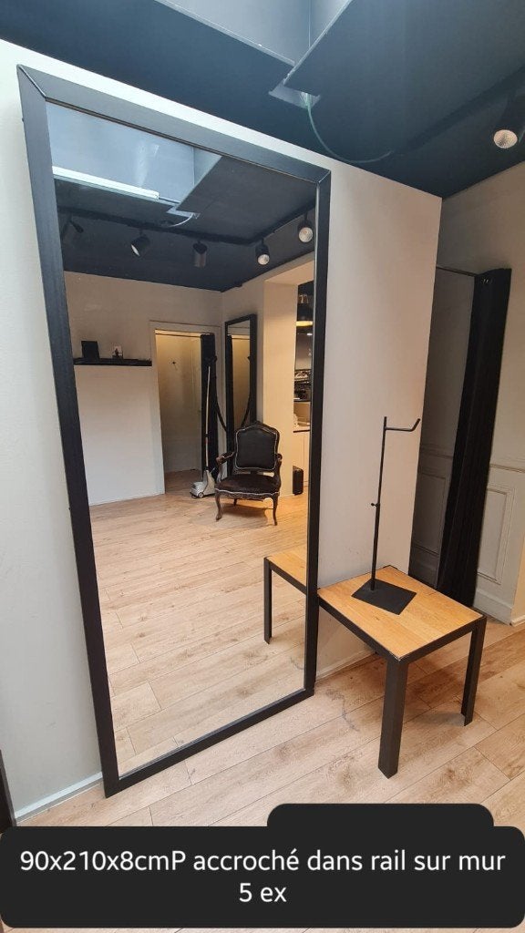 Grands miroir à pendre au mur, Maison & Meubles, Accessoires pour la Maison | Miroirs, Comme neuf, 75 à 100 cm, 200 cm ou plus