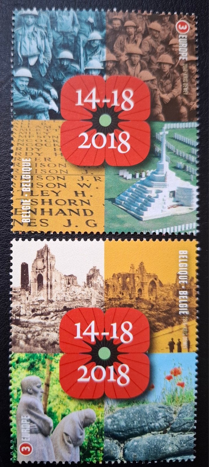 Belgique : COB 4820/21 ** La Grande Guerre 2018., Sans timbre, Neuf, Enlèvement ou Envoi, Non oblitéré