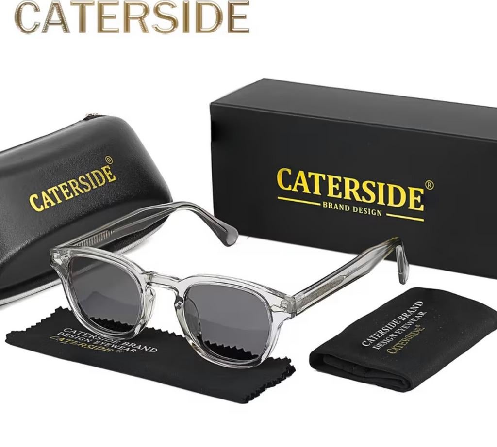 Lunettes de soleil, monture polygone TR, stylée unisexe, Neuf, Autres marques, Gris, Enlèvement ou Envoi