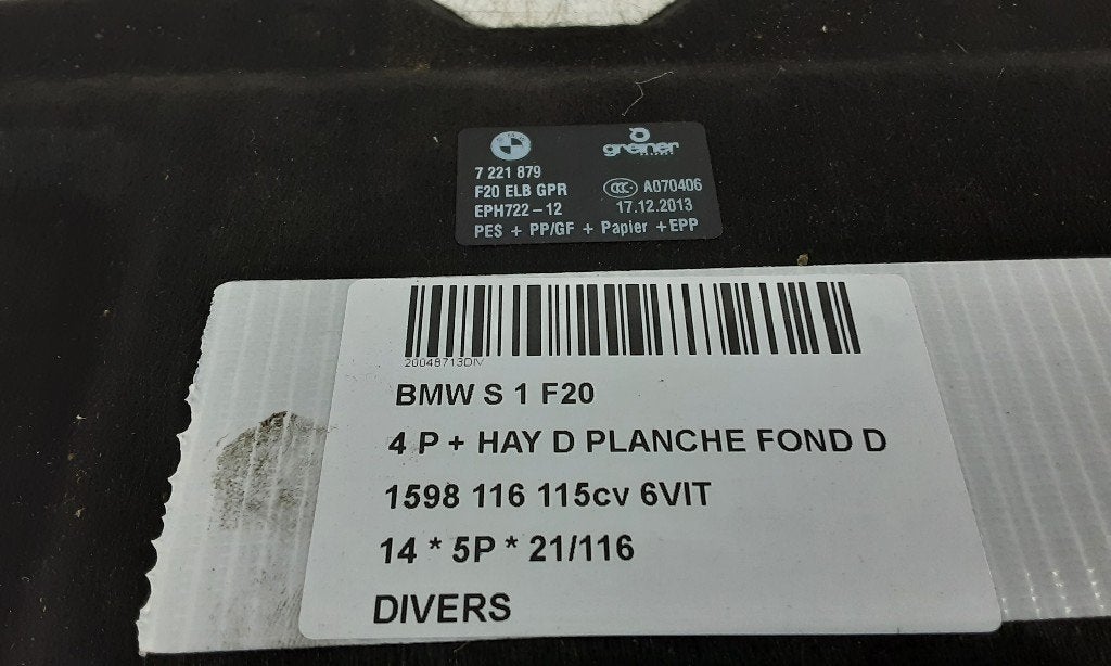 DIVERS DIVERS BMW 1 serie (F20) (01-2010/06-2019) (7221879), Utilisé, BMW, Petuelring 130
80809  München, DE, Bayerische Motoren Werke AG