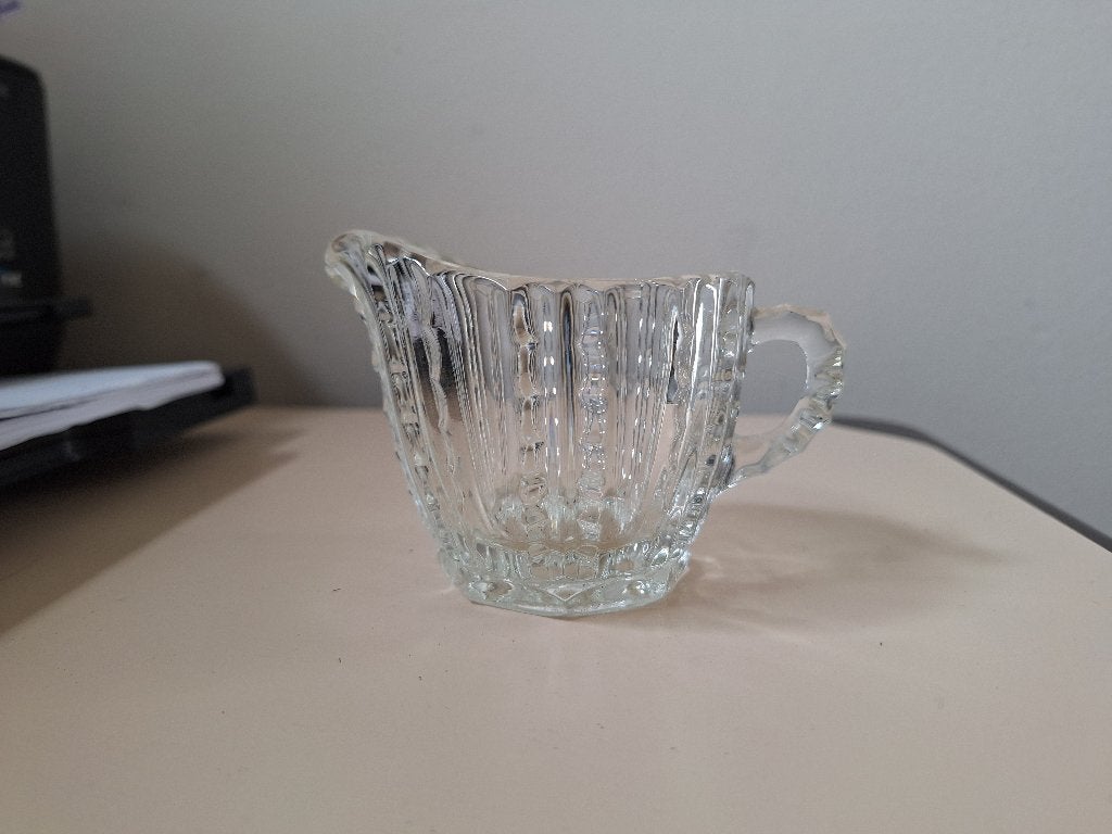 glazen melkkannetje, Huis en Inrichting, Ophalen of Verzenden, Zo goed als nieuw, Glas