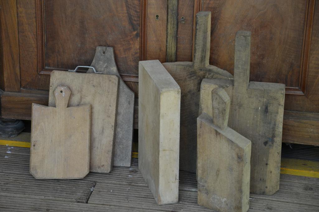 étagères de cuisine anciennes, Enlèvement