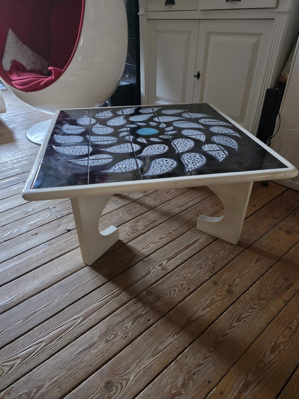 Prachtige vintage salontafel uit de jaren 70., Antiek en Kunst, Ophalen