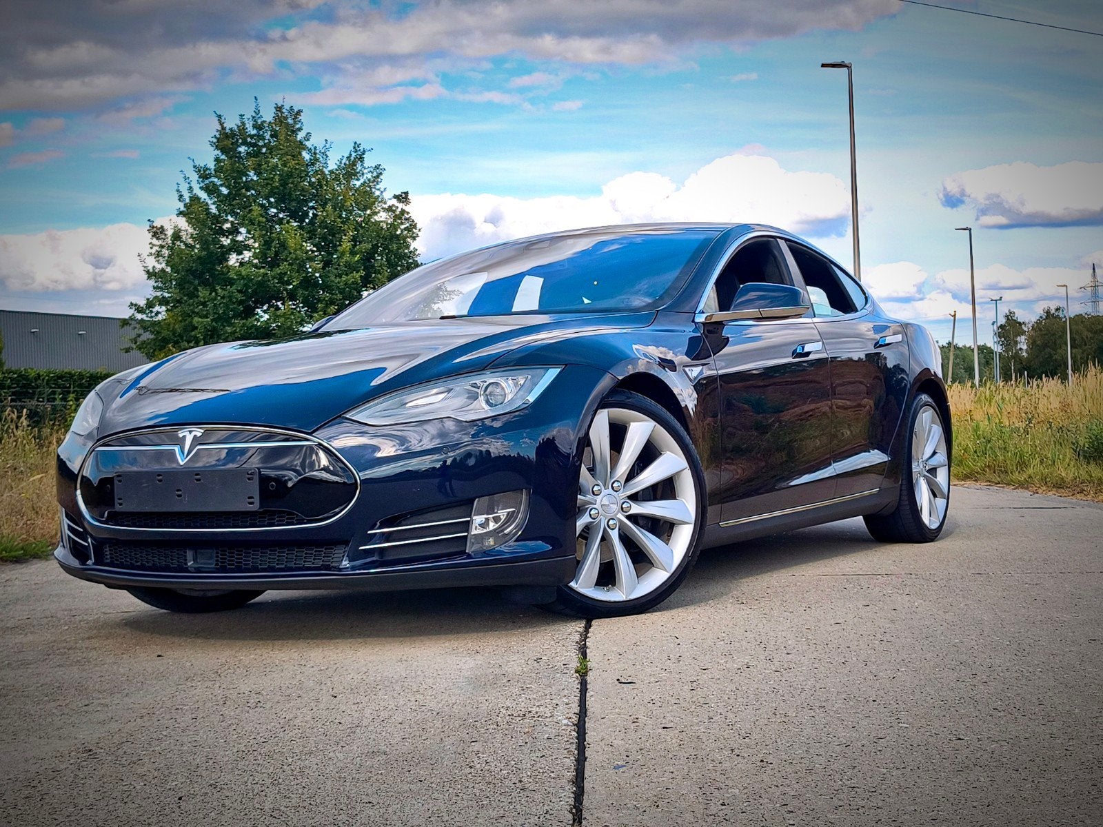 tesla Model S 85D luchtvering Alcantara 21 inch, Autos, Tesla, Achat, Alcantara, 5 portes, Quatre roues motrices / 4X4