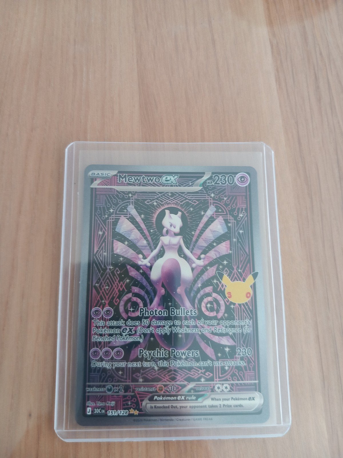 Mewtwo ex 151, Hobby & Loisirs créatifs, Enlèvement, Neuf, Cartes en vrac, Foil