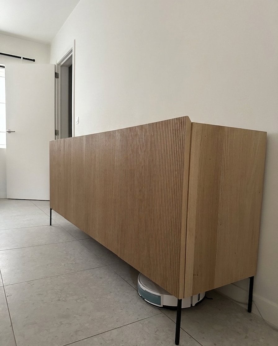 Dressoir - Juntoo - Grivolo lichtbruin, Ophalen, Zo goed als nieuw