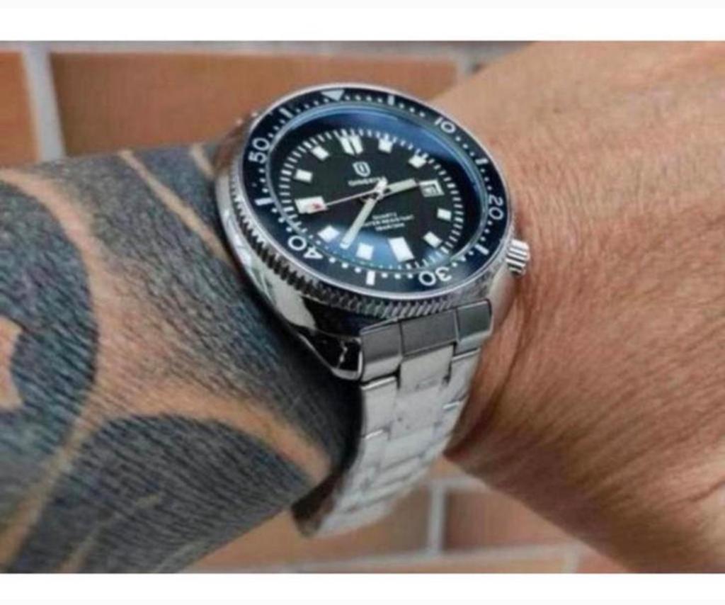Montre Turtle Captain Willard NEW pour homme imperméable, Enlèvement ou Envoi, Étanche, Neuf, Argent