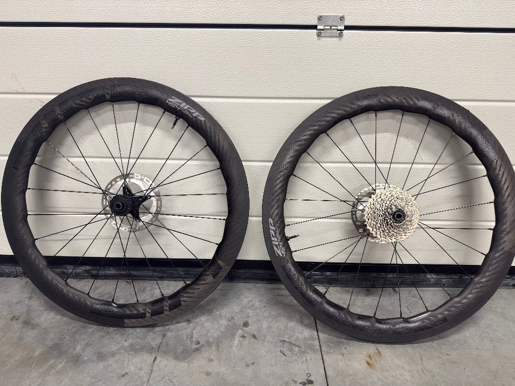 Zipp 454 NSW wielset, Vélos & Vélomoteurs, Zipp, Comme neuf, Enlèvement, Carbone