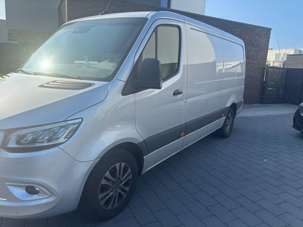 Mercedes-Benz Sprinter 317 CDI L2H1 VOLLE UITVOERING, Autos, Argent ou Gris, Achat, Euro 6, Noir