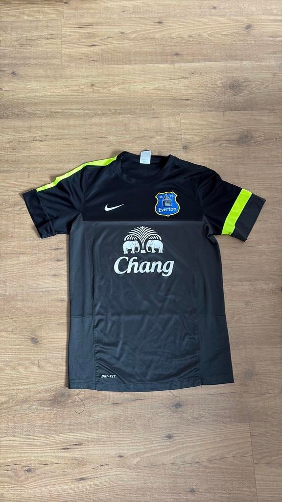 Everton 2013/14 Dri-FIT training shirt black & yellow, Maat M, Ophalen, Gebruikt, Shirt