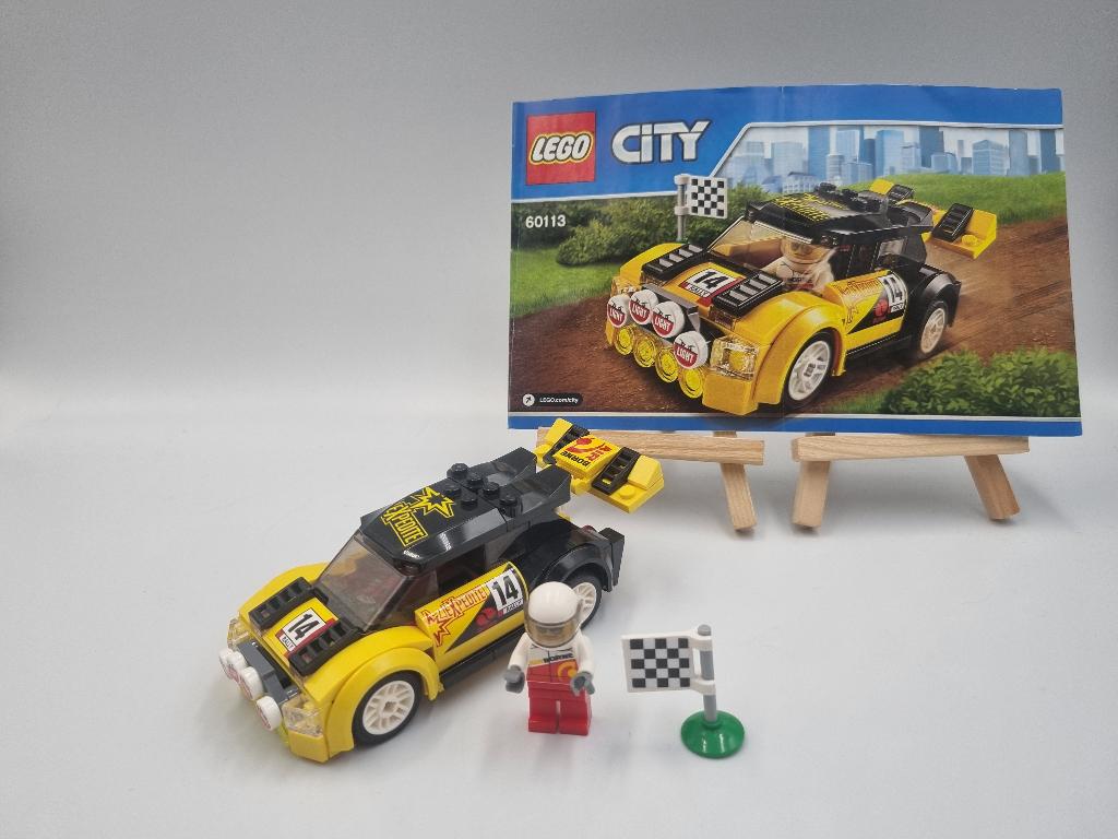 Lego City 60113 Rally Car, Kinderen en Baby's, Speelgoed | Duplo en Lego, Zo goed als nieuw, Lego, Complete set, Compleet, Inclusief instructies
