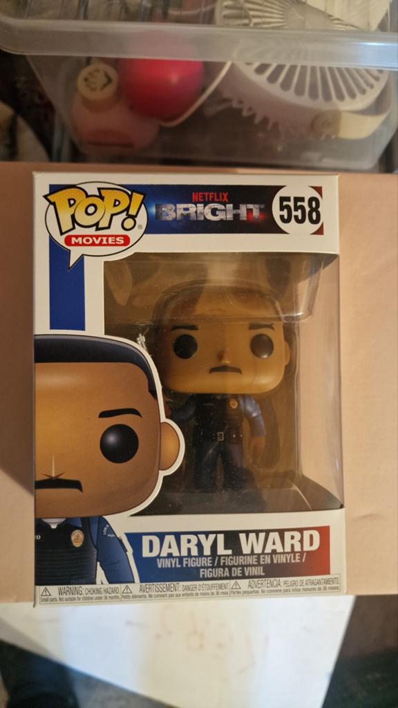Funko Pop Netflix Bright Daryl Ward, Collections, Enlèvement ou Envoi