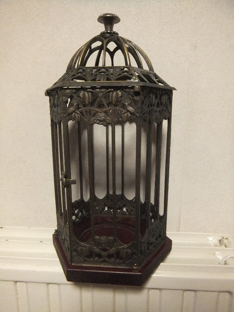 lantaarn, Gebruikt, 25 tot 50 cm, Ophalen of Verzenden, Metaal