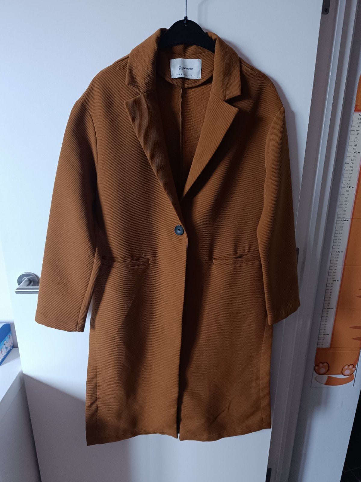 Trendy lange jas van Stradivarius, Stradivarius, Enlèvement ou Envoi, Comme neuf, Taille 36 (S)