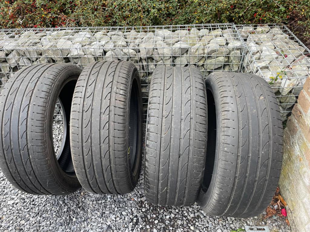 4 Bridgestone Dueler 235 55r18 zomerbanden, Auto-onderdelen, Banden en Velgen, Ophalen, 18 inch, Gebruikt, 235 mm
