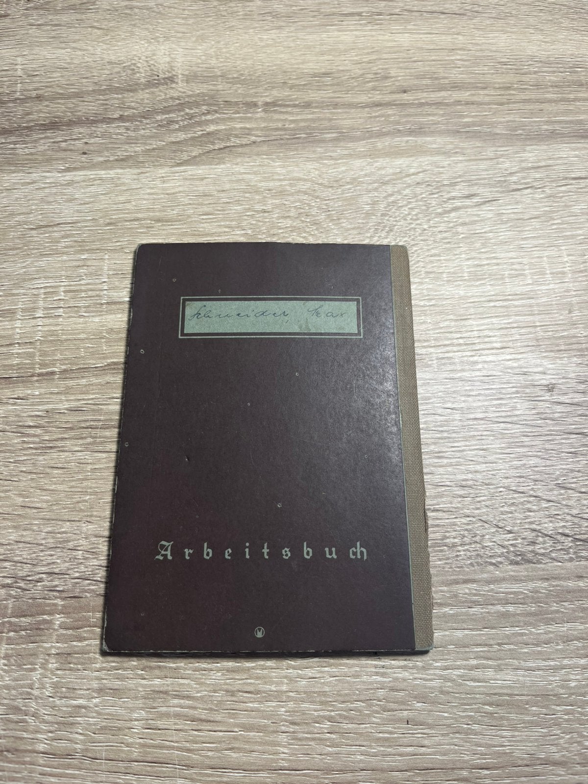 Duitse arbeitsbuch, Ophalen of Verzenden, Landmacht, Boek of Tijdschrift