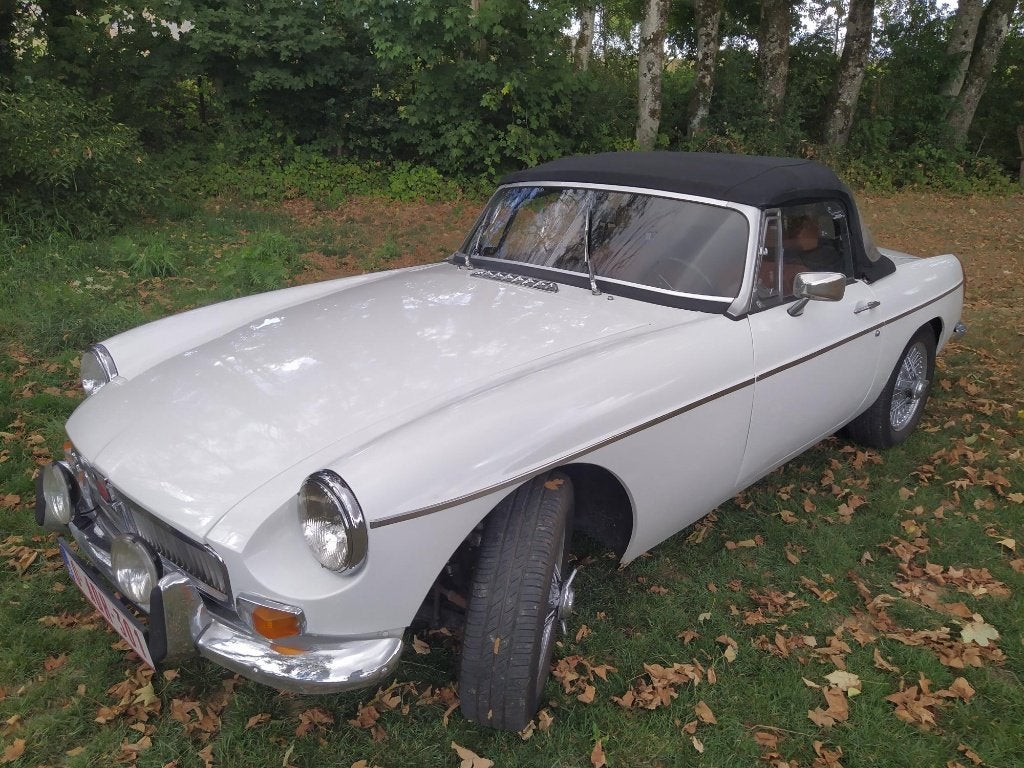 MGB, Auto's, MG, B, Achterwielaandrijving, Cabriolet, Wit