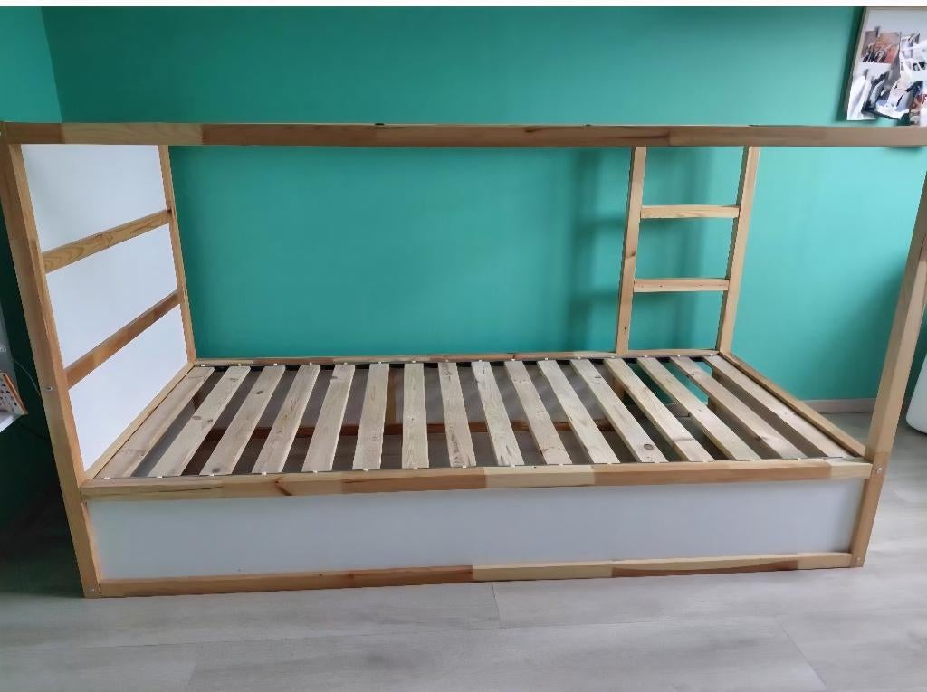 Lit Ike Kura, Enlèvement, Comme neuf, Moins de 140 cm, 70 à 85 cm