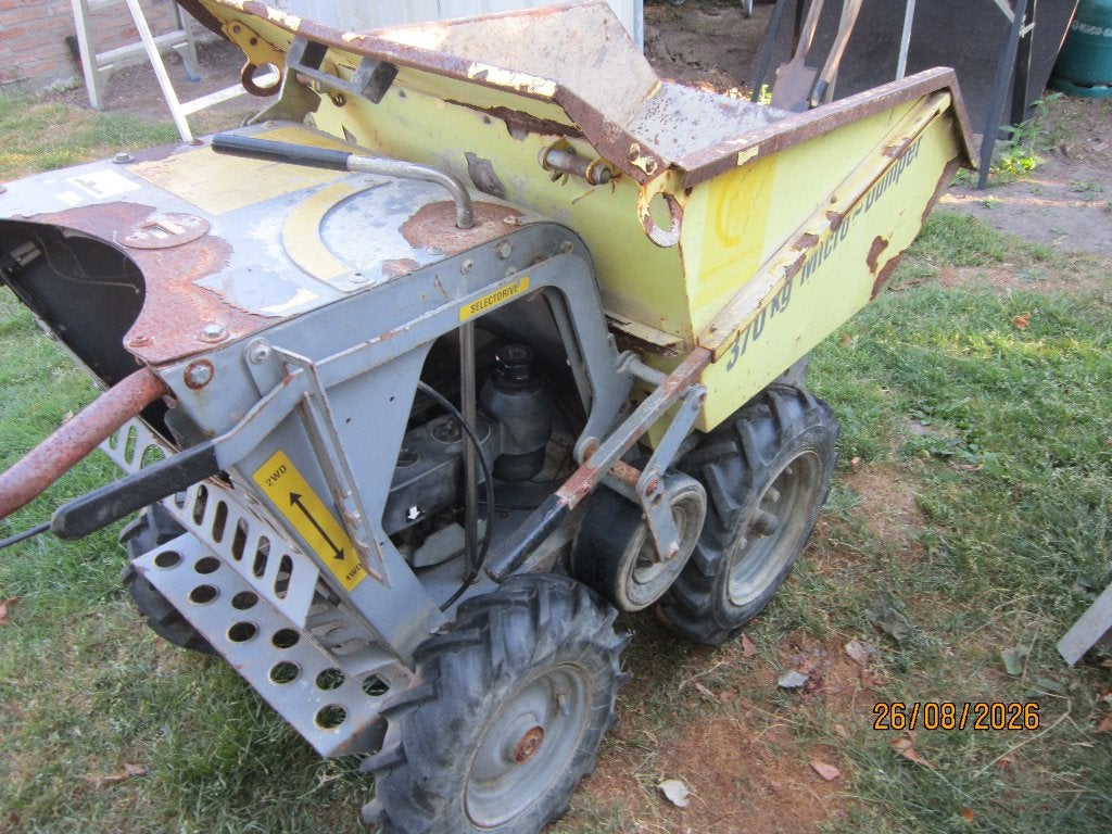 mini dumper, Enlèvement