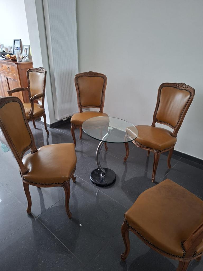 Salon Louis xv avec petite table, Maison & Meubles, Enlèvement