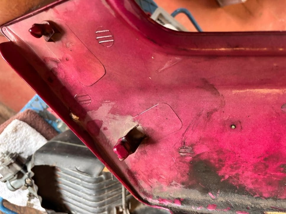 Zijdeksel Honda GL500 Silverwing, rechts, Motoren, Ophalen of Verzenden, Gebruikt