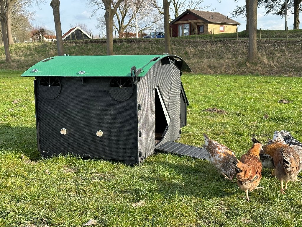 Nestera Kippenhok Large op de grond | Kunststof nachthok, Dieren en Toebehoren, Ophalen of Verzenden, Nieuw, Kippenhok of Kippenren