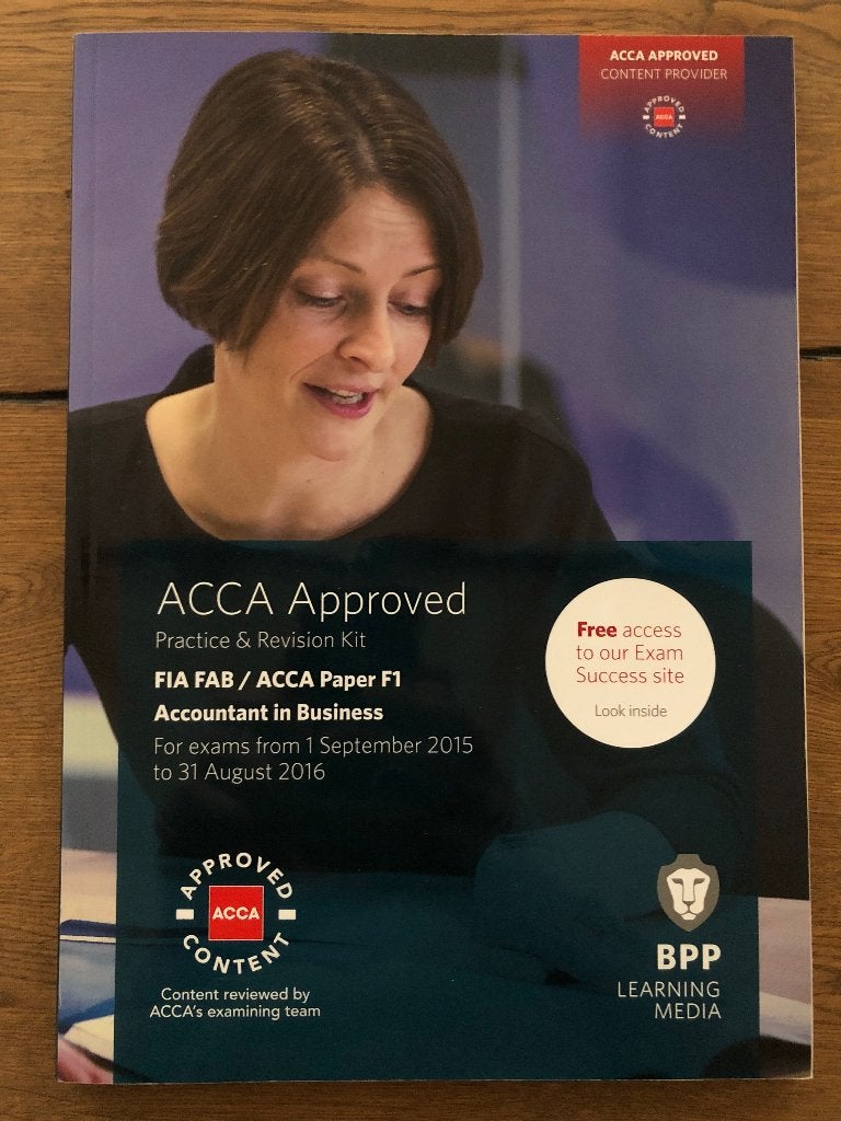 ACCA F1/Accountant in Business - Oefen- en revisiekit, Ophalen, Zo goed als nieuw, Hogeschool