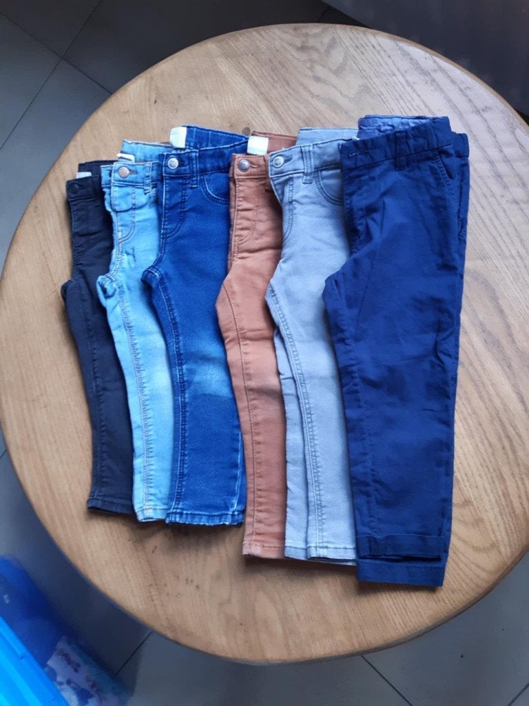PAKKET LANGE BROEKEN MAAT 98, Enlèvement, Comme neuf, Garçon, Pantalon