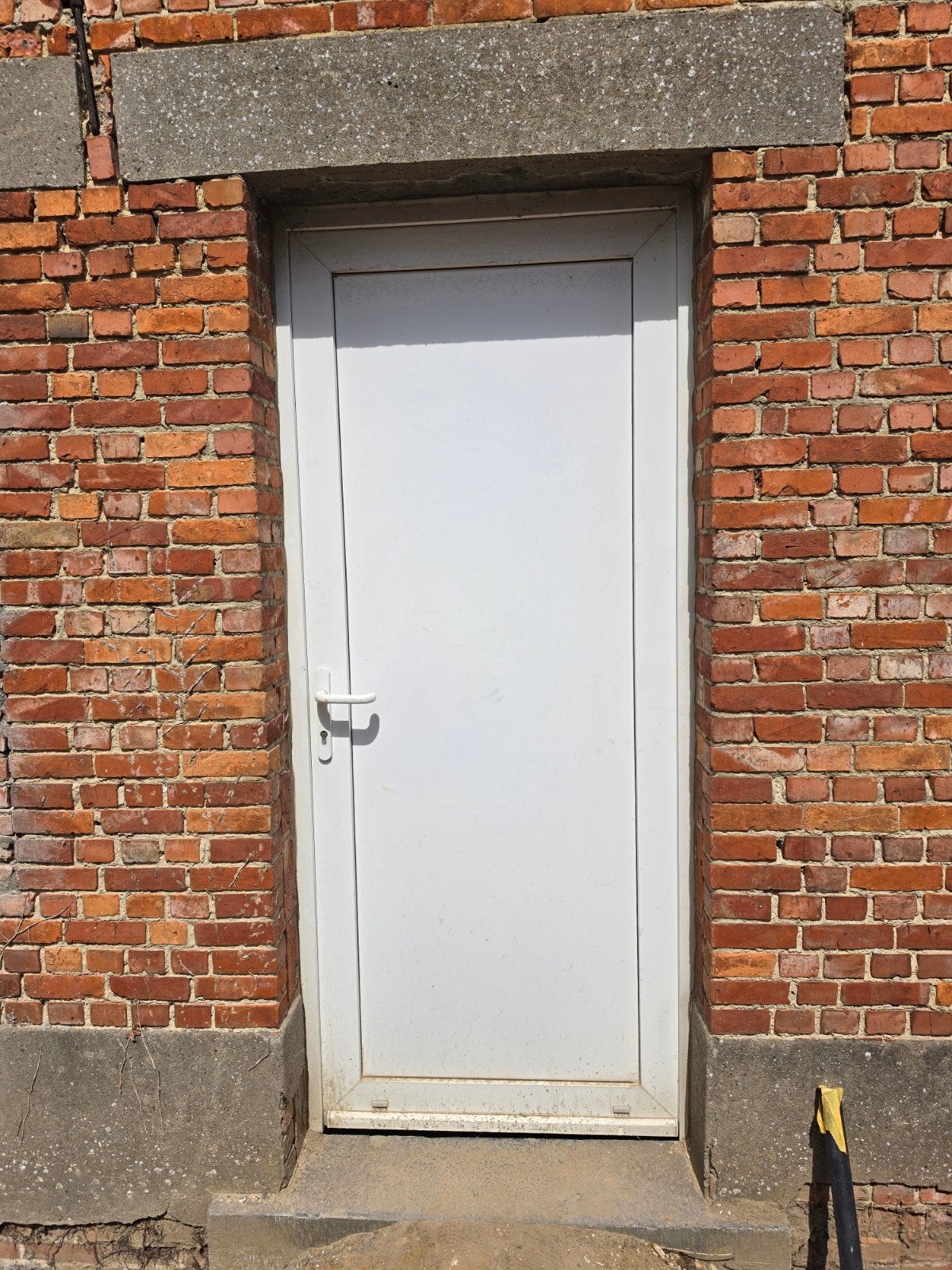 buitendeur wit pvc, Doe-het-zelf en Bouw, Deuren en Vliegenramen, Ophalen, Buitendeur
