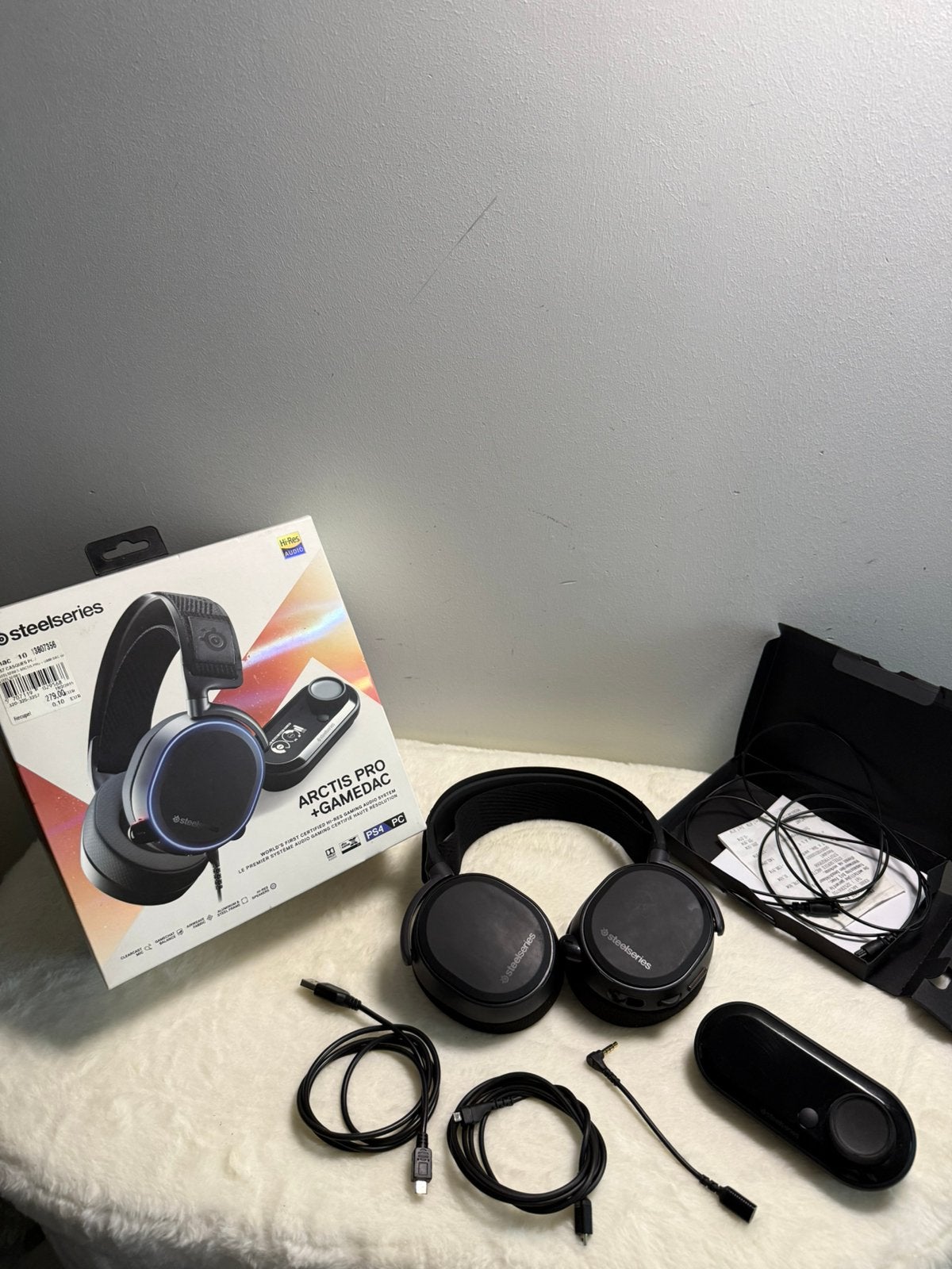 SteelSeries Arctis Pro + GameDAC – Casque Gaming Hi-Res, TV, Hi-fi & Vidéo, Casques audio, Gaming, Enlèvement, Steelseries, Basses supplémentaires