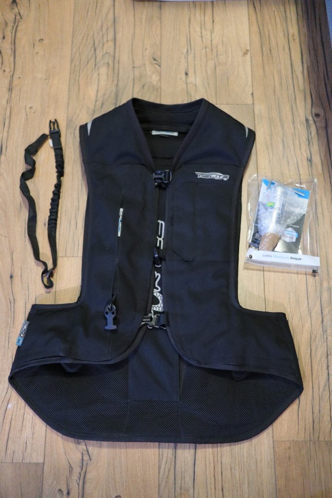 Helite Turtle 2 - Medium, zwart, Enlèvement, Seconde main, Manteau | tissu, Helite