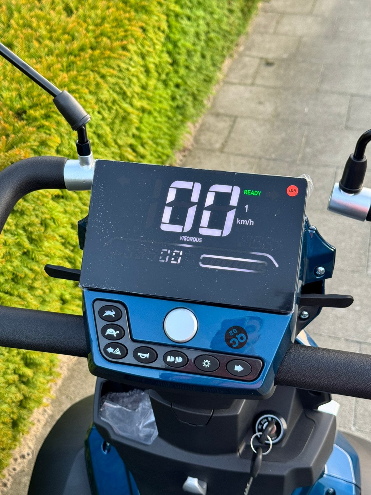 Nieuw Scootmobiel Falcon 20km/u met uitneembare lithium accu, Diversen, Ophalen of Verzenden, Zo goed als nieuw